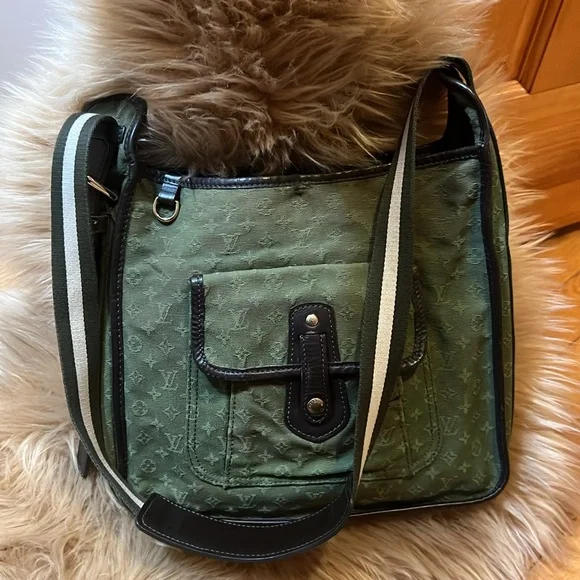 LOUIS VUITTON Monogram Mini Besace Mary Kate Bag TST Khaki M92322 Auth yk14671 - Picture 9 of 17